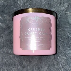 White Barn Crushed Candy Cane Candle - 3 Wick Candle NEW